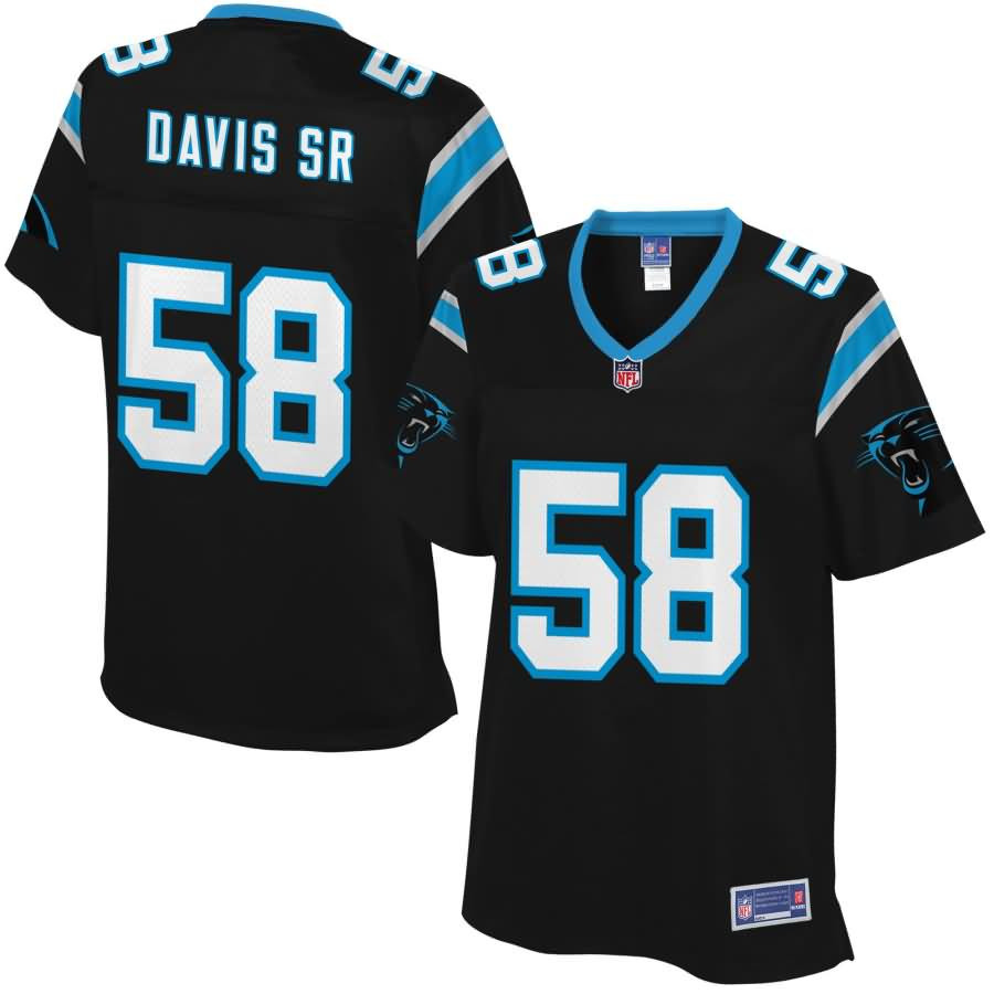 Womens Carolina Panthers Thomas Davis NFL Pro Line Team Color Jersey