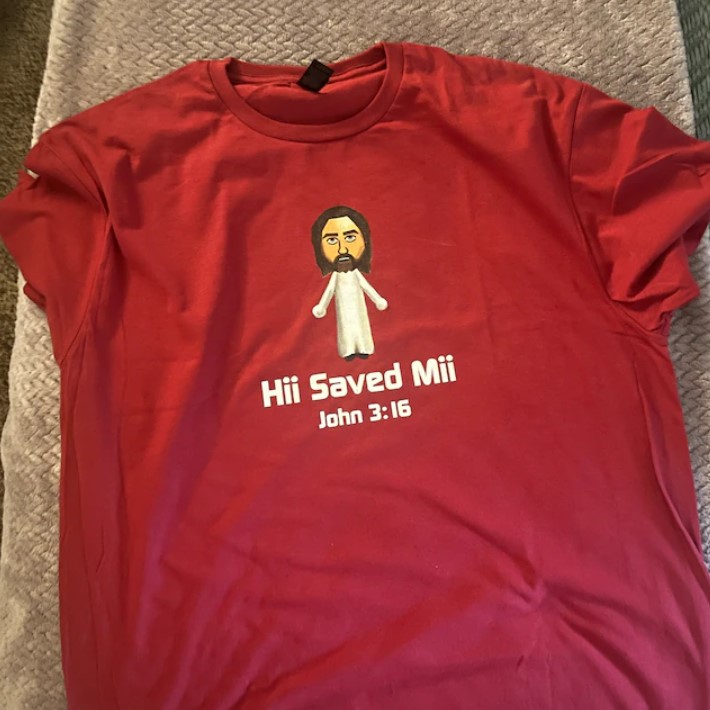 JESUS He Saved Me Hii SAVED Mii Funny Christian Tee Shirt Outfits