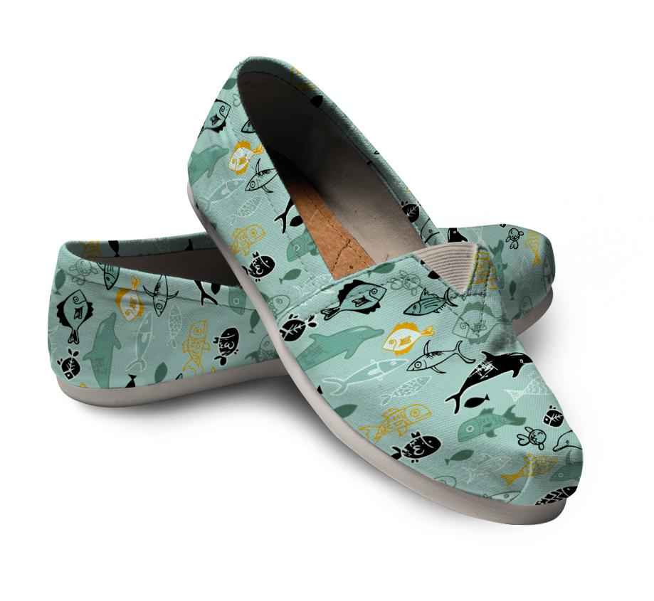 Dolphin Paradise – Women’s Casual Shoes