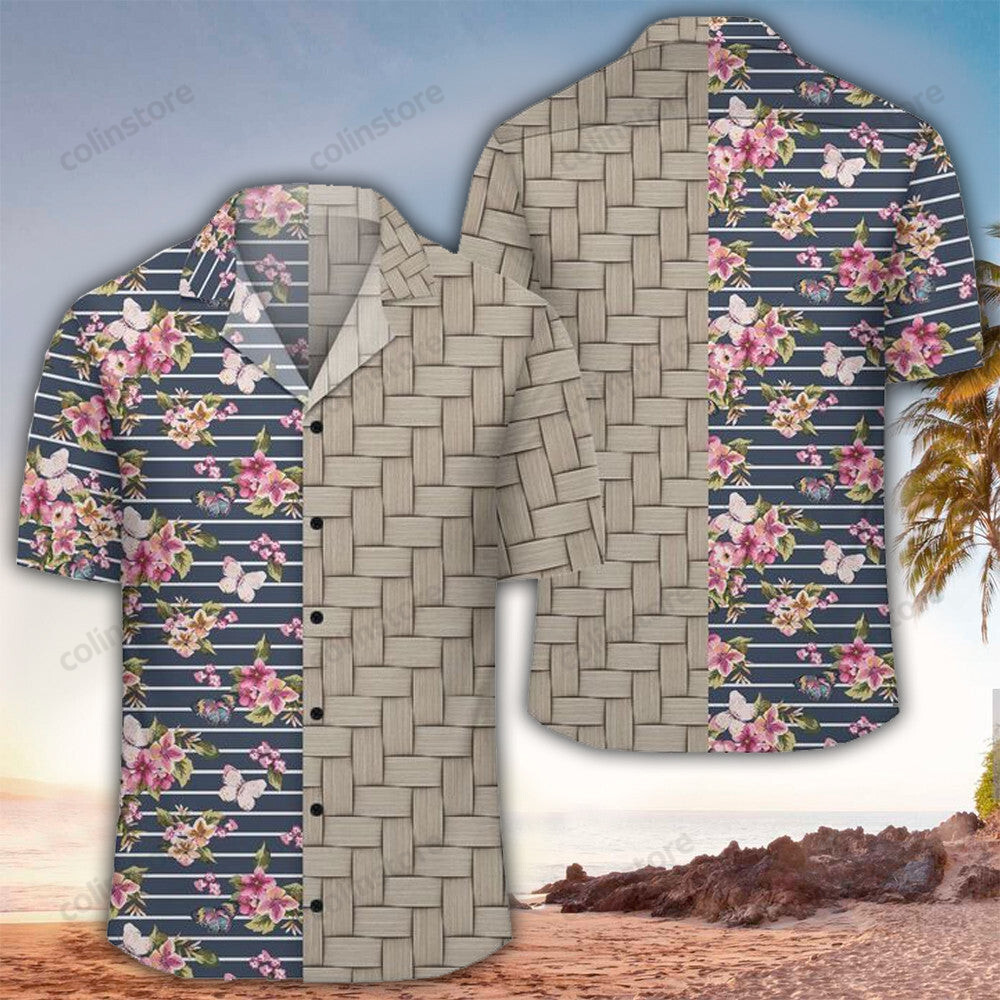 Butterfly Aloha Hawaii Shirt For Ha54478