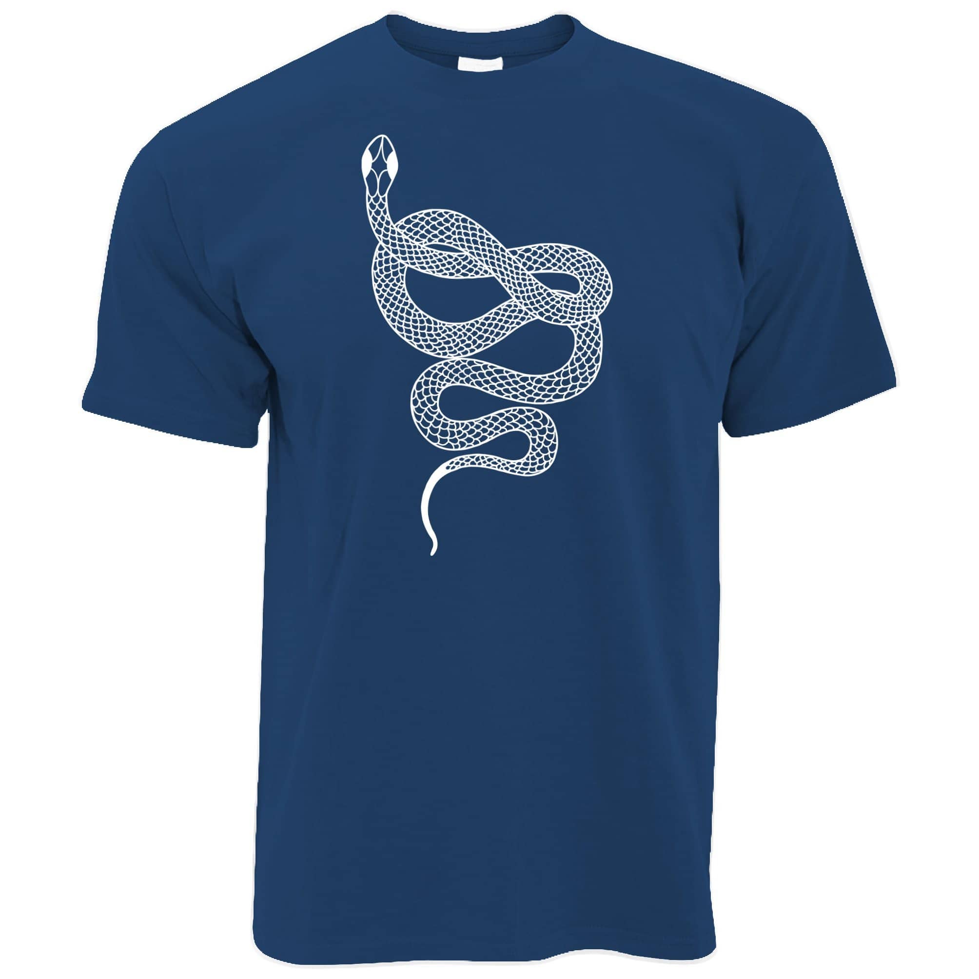 Animal Art T Shirt Illustrated Snake Tattoo Graphic