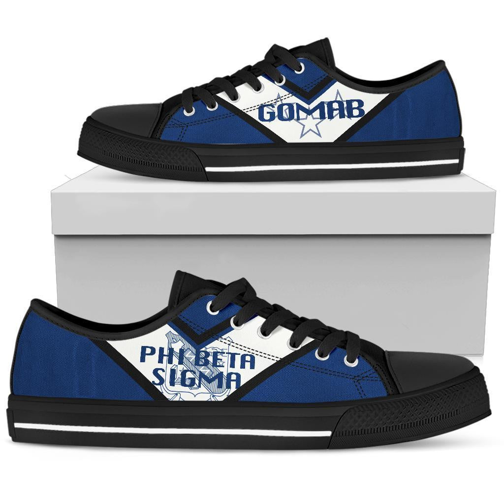 Fraternity Footwear – Stars Phi Beta Sigma Low Top Shoes