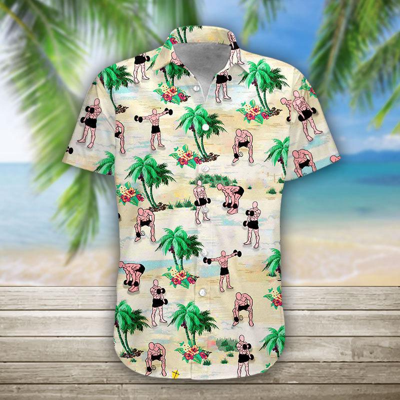 Weight Lifting Aloha Hawaii Shirts For Men Women Ha23570