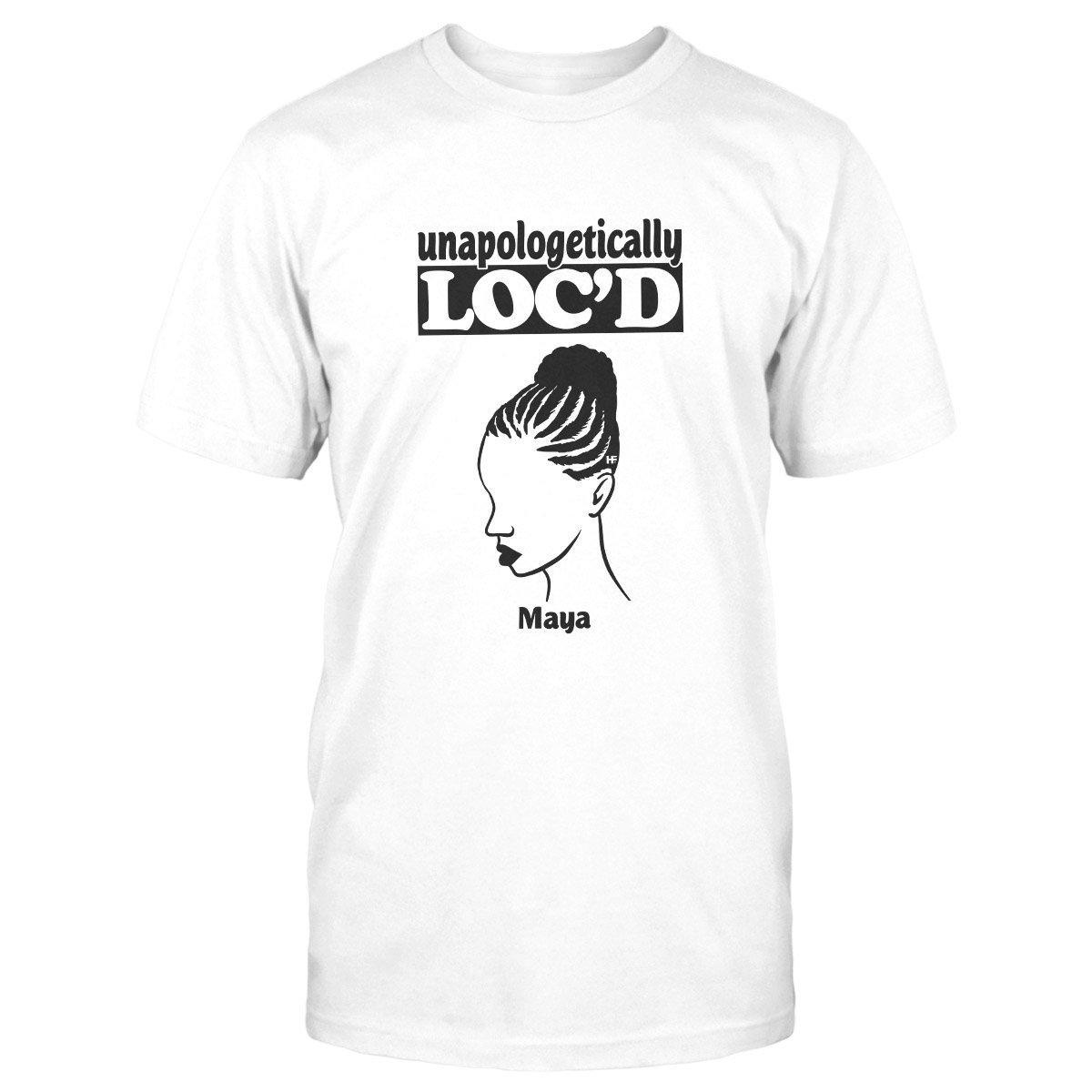 Personalized Unapologetically Loc’D Black Girl Magic Custom Shirt Classic T-Shirt