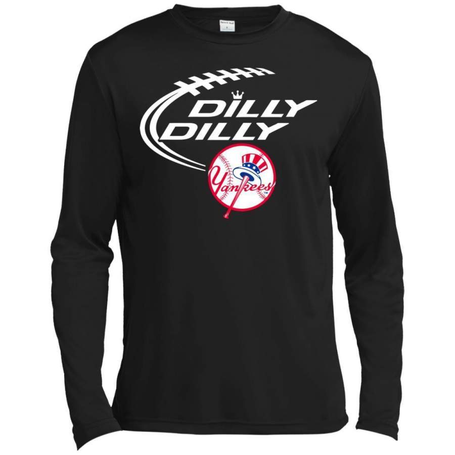 AGR Dilly Dilly Baseball New York Yankees Sport Premium Long Sleeve T-shirt