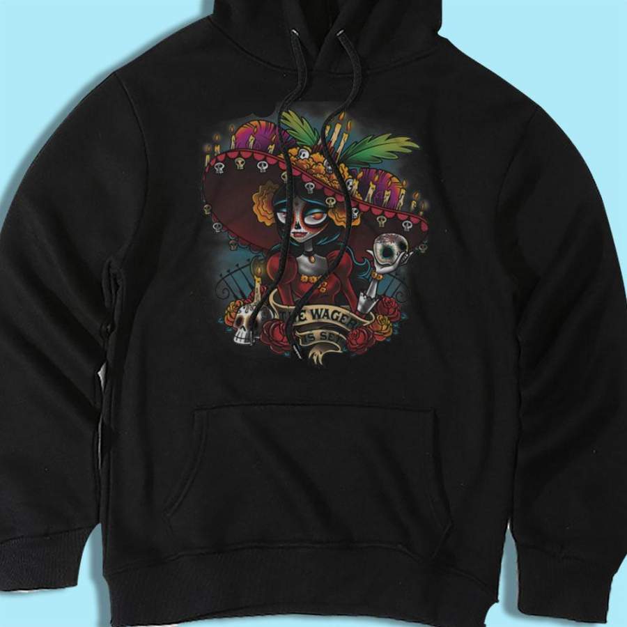 Nightmare Before Christmas And The Book Of Life Men’S Hoodie