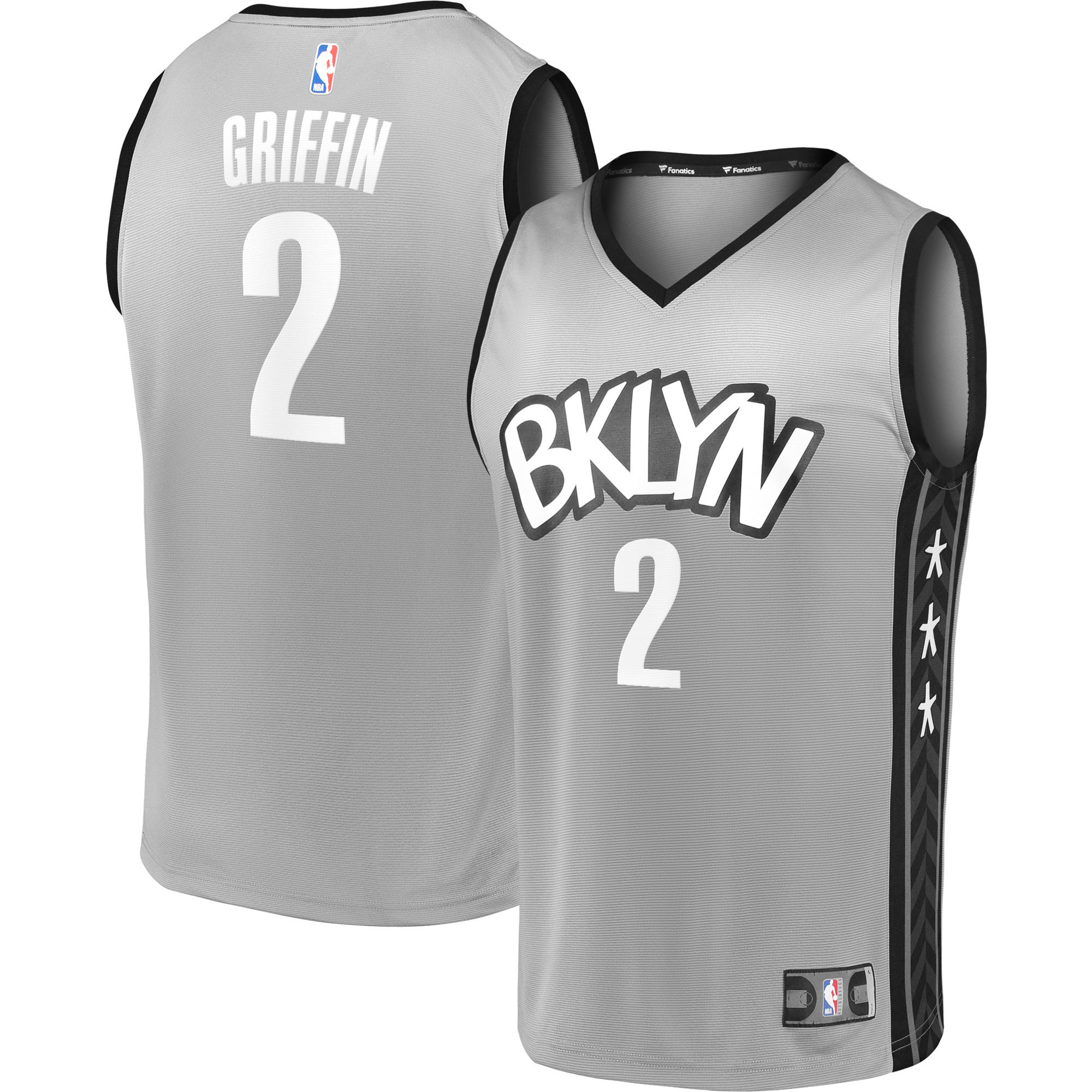 Blake Griffin Brooklyn Nets Fanatics Branded 2020/21 Fast Break Replica Player Jersey – Statement Edition – Charcoal NBA