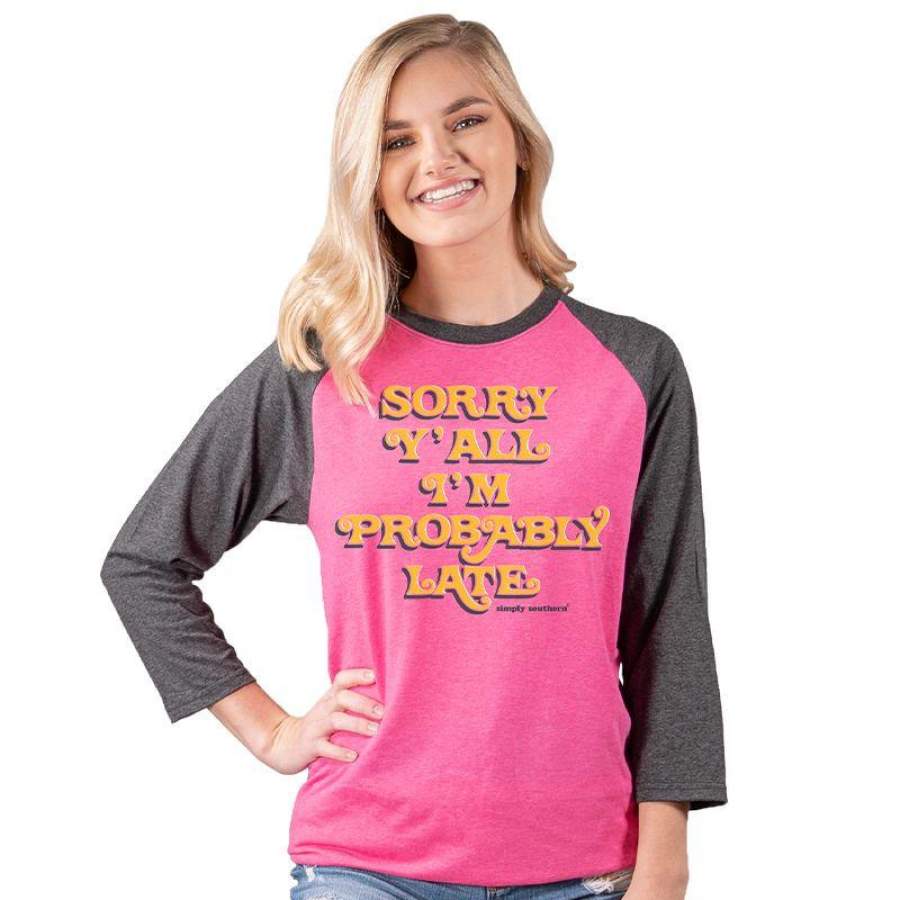 Simply Southern Vintage Collection Probably Late Long Sleeve T-Shirt