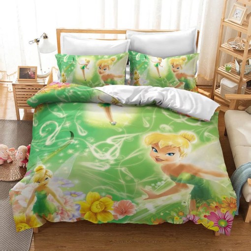 Tinker Bell And The Lost Treasure 1 Duvet Cover Pillowcase Home Decor 3D Bedding Set