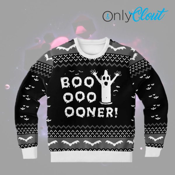 Boo Ooo Ooner Boner Funny Ugly Christmas Sweater