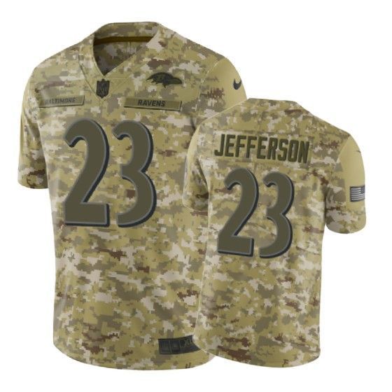 Tony Jefferson Jersey NFL Camo Baltimore Ravens