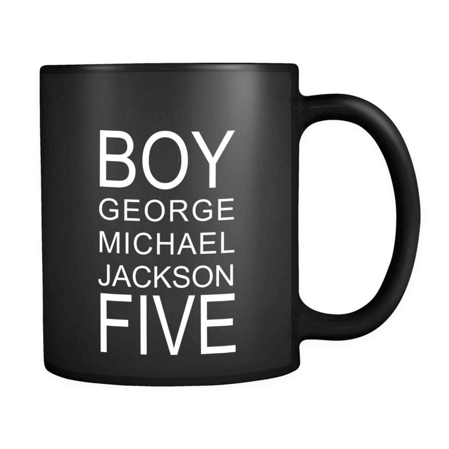 Ultimate Band Boy George Michael Jackson Five 11oz Mug