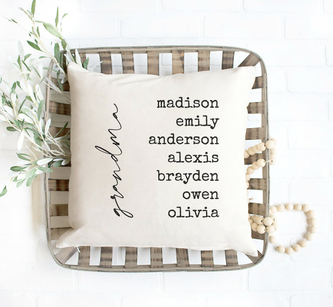 [Personalized Name] Grandma  – Gift For Mom, Best Idea Home Decor – Pillowcase