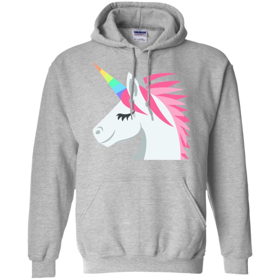 Unicorn Face Emoji Hoodie