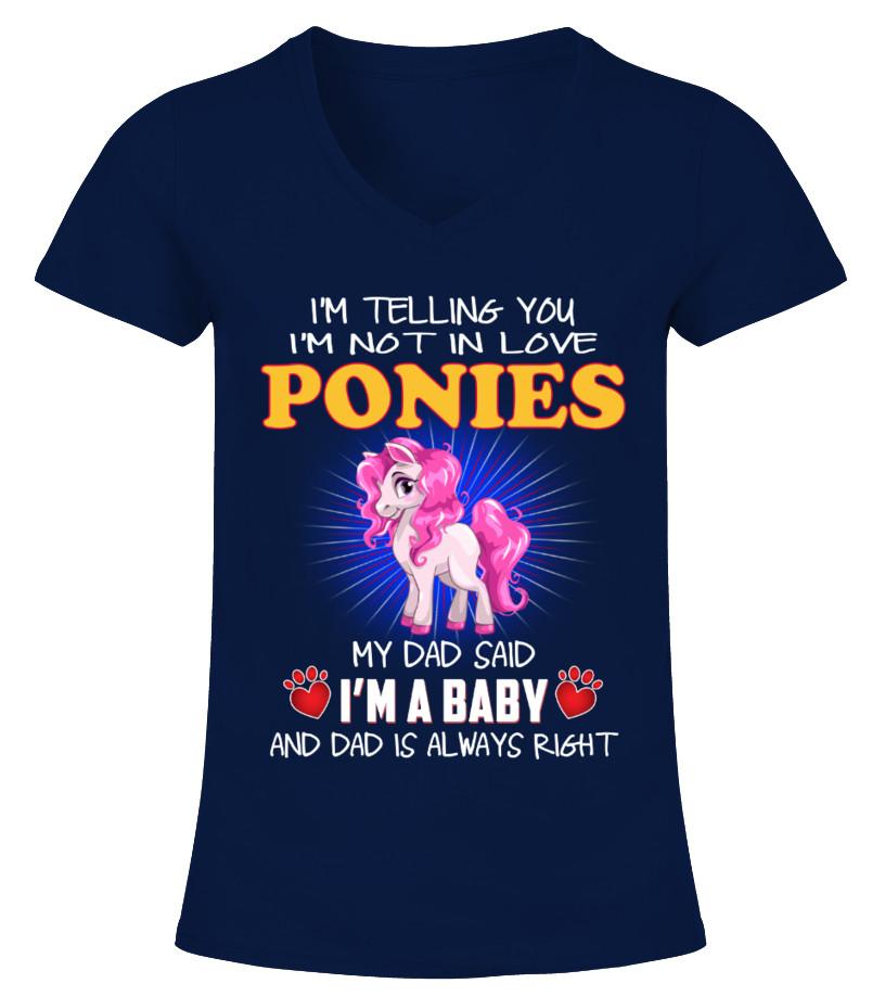 Ponies Animals Lover T Shirts C-O4Rok