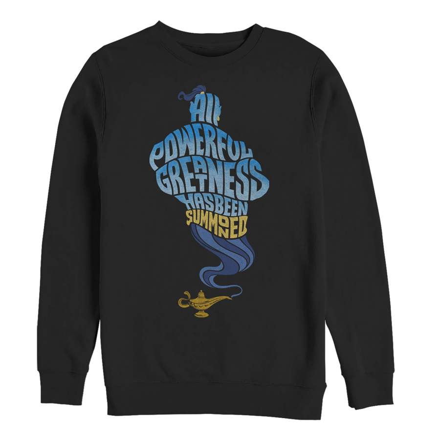 Aladdin Men’s Genie Greatness Summoned  Sweatshirt