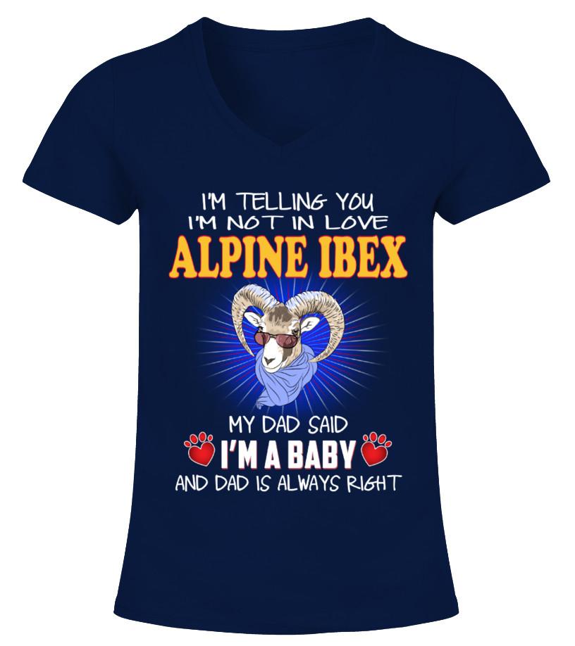 Alpine Ibex Animals Lover T Shirts C-Glds3