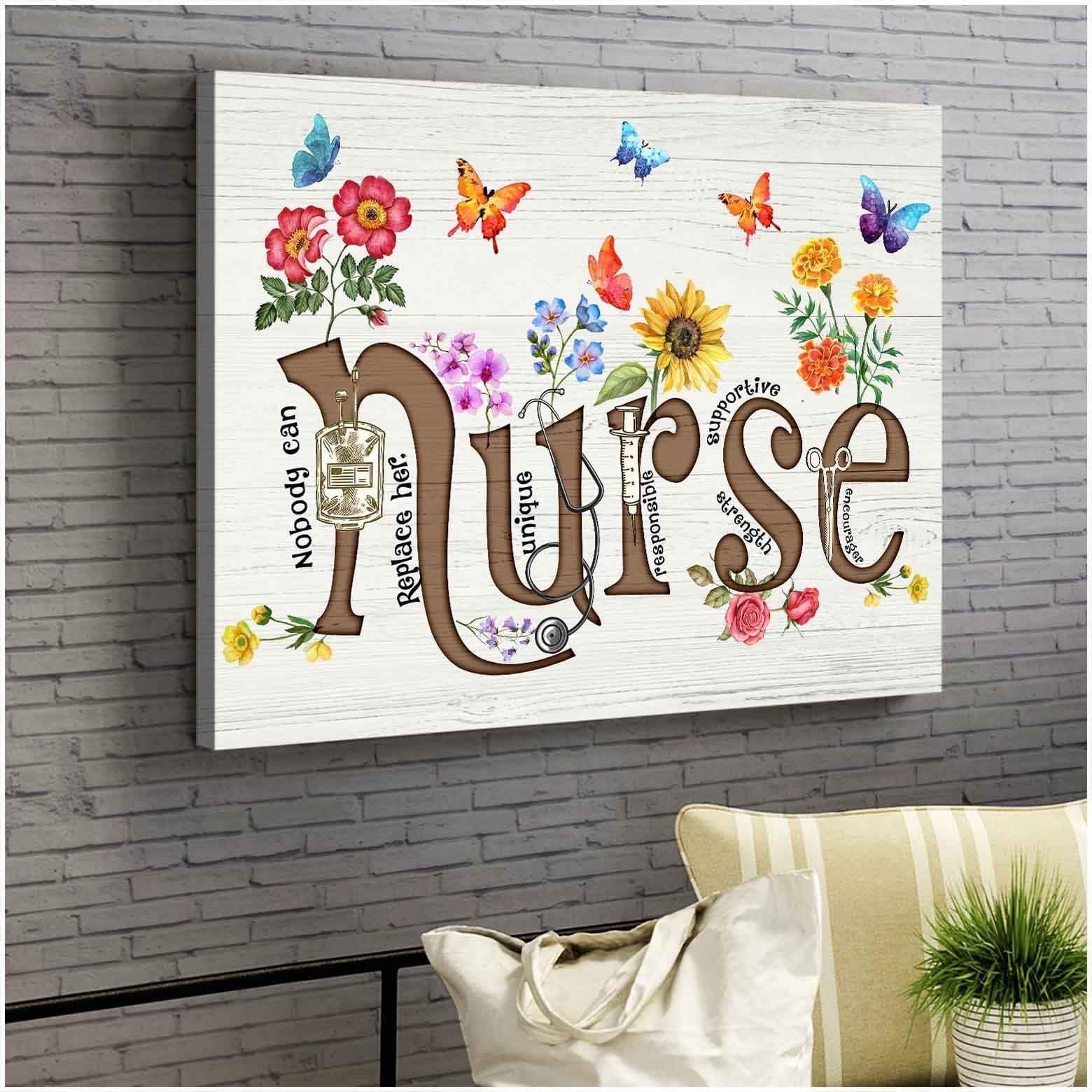 Canvas – Nurse – Nobody Can Gift For Family, Wall Art Decor, Canvas Print, Home Decor