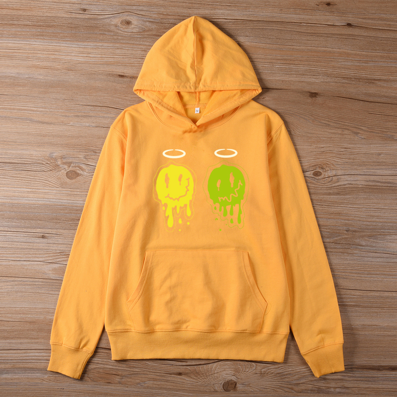 Colored the moon the sun Hoody Sweatshirt 100% Cotton Streetwear Aesthetic Jumper women casual Pullovers outfits tops fit Hoodie alx