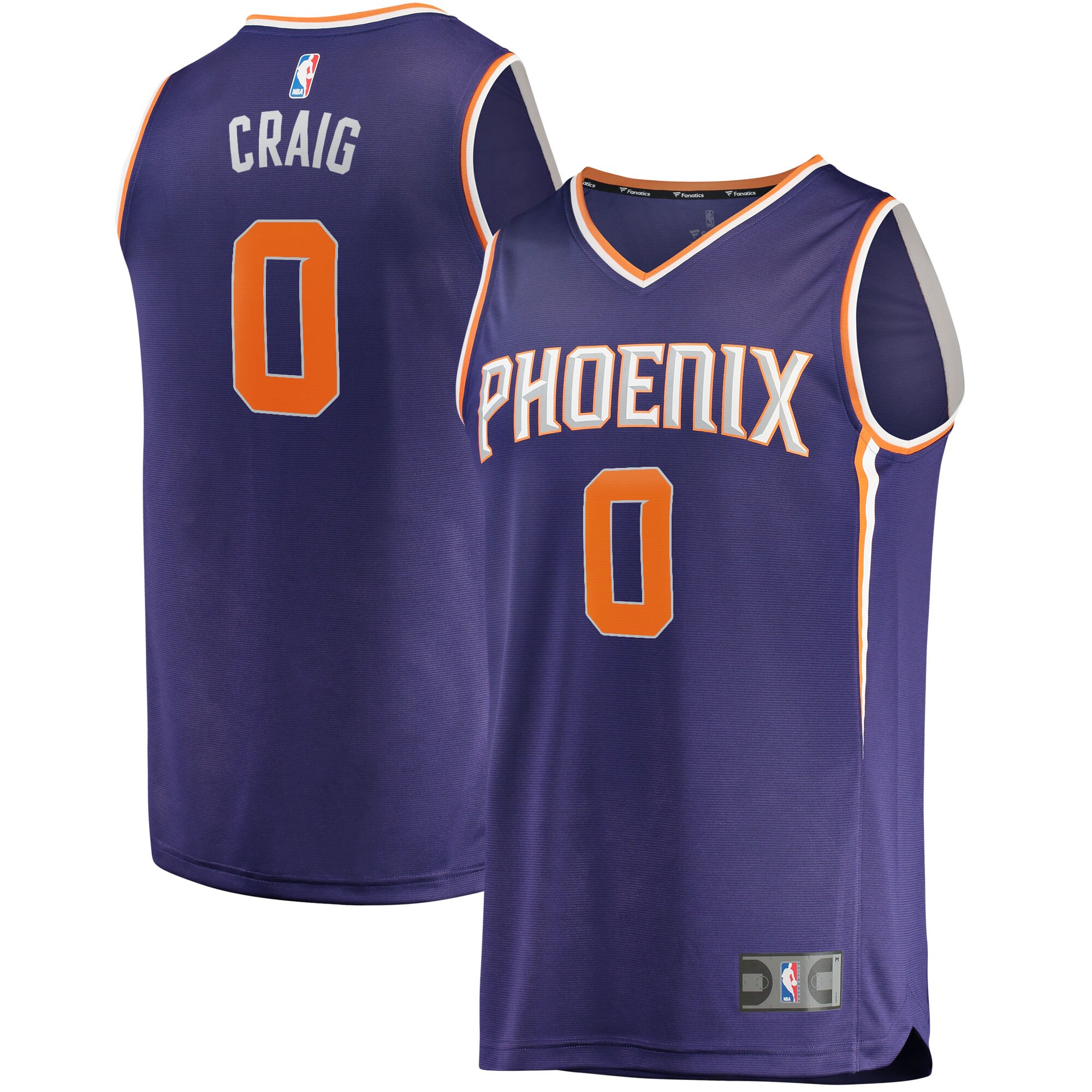 Torrey Craig Phoenix Suns 2021/22 Fast Break Jersey – Icon Edition – Purple