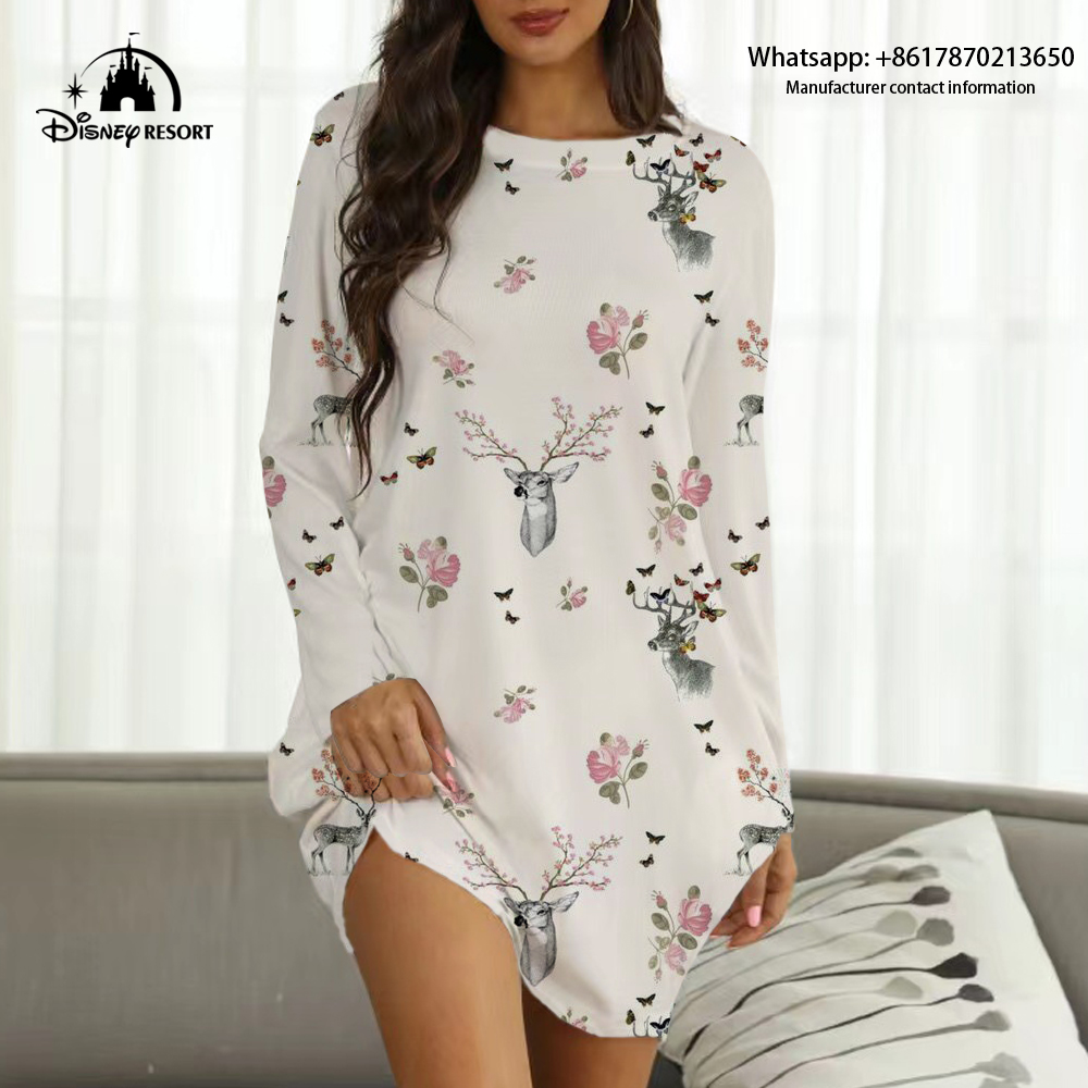 2022 New Christmas Dresses Fall Disney Collection Streetwear Ladies Sexy Party Club Dress Women’s Boho Loungewear Y2K alx