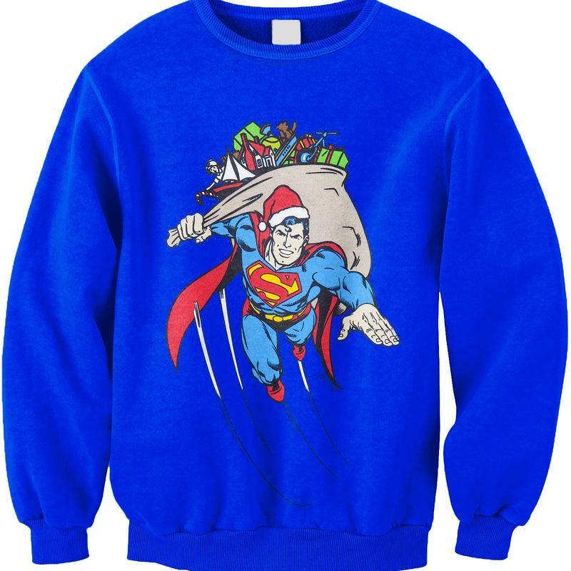 Super-Man Christmas Ugly Sweater