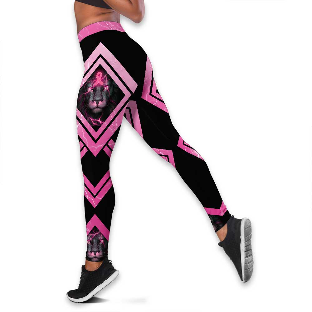 ViticStore™ Lion Breast – Breast Cancer Awareness – 3D All Over Printed – 3XL Woman Leggings