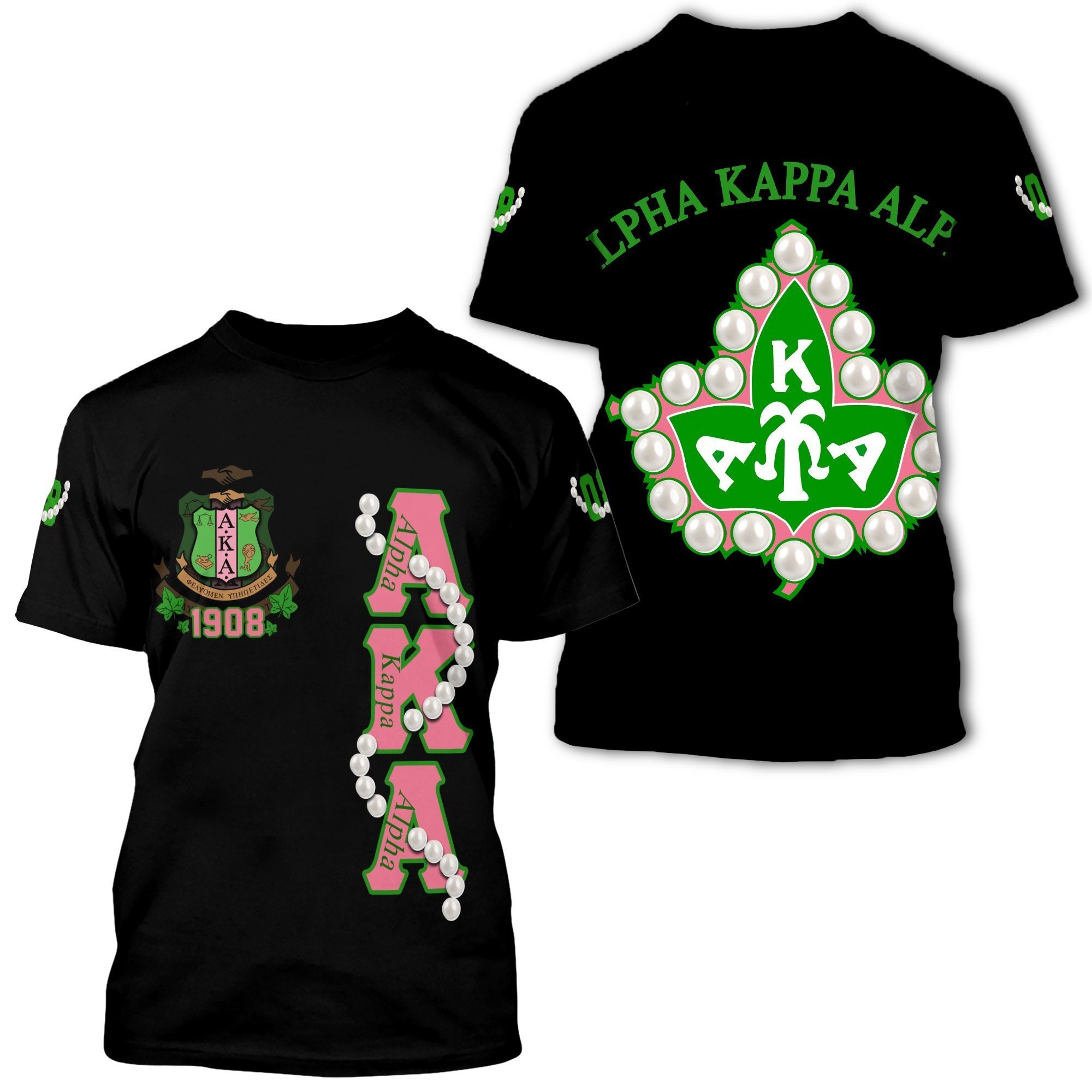 Greek Life T-Shirt – Alpha Kappa Alpha Pearl Pareeshy T-Shirt