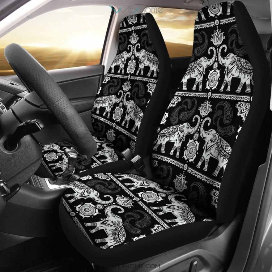 Good Fortune Elephant Car Seat Covers