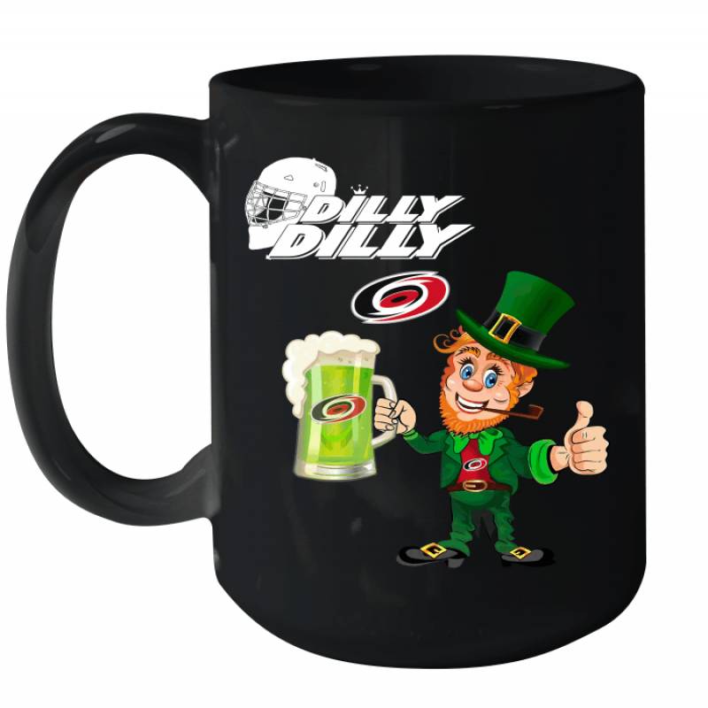 Carolina Hurricanes Dilly Dilly Saint Patrick Day Ceramic Mug 15oz