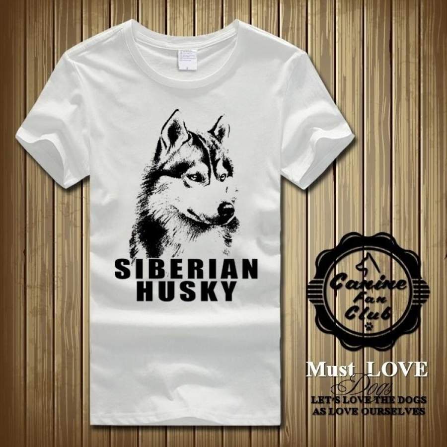 Siberian Husky Dog Puppy T-Shirt For Men Woman Child