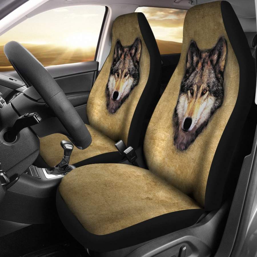 Wolf Car Seat Covers  Custom Design