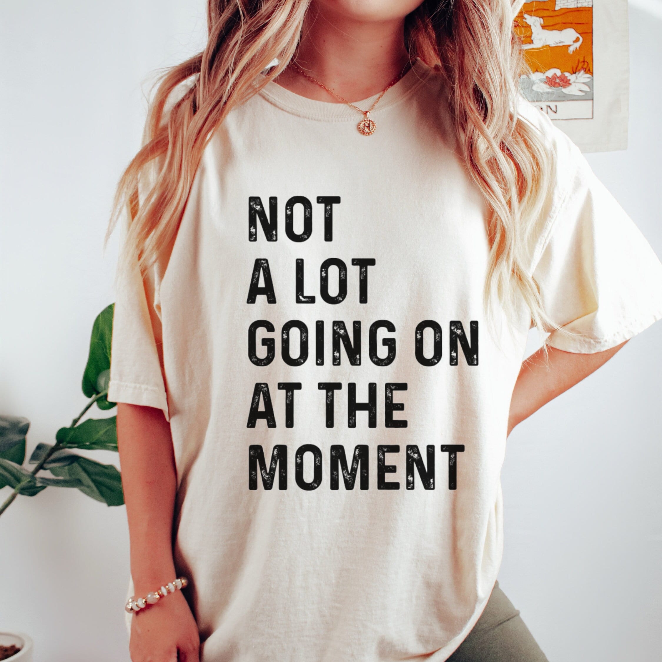 Not A Lot Going On At The Moment Shirt, Taylor T Shirt, Swiftie Merch, Party Shirt, Trendy Shirt, Concert Tee, Vintage Graphic Tee