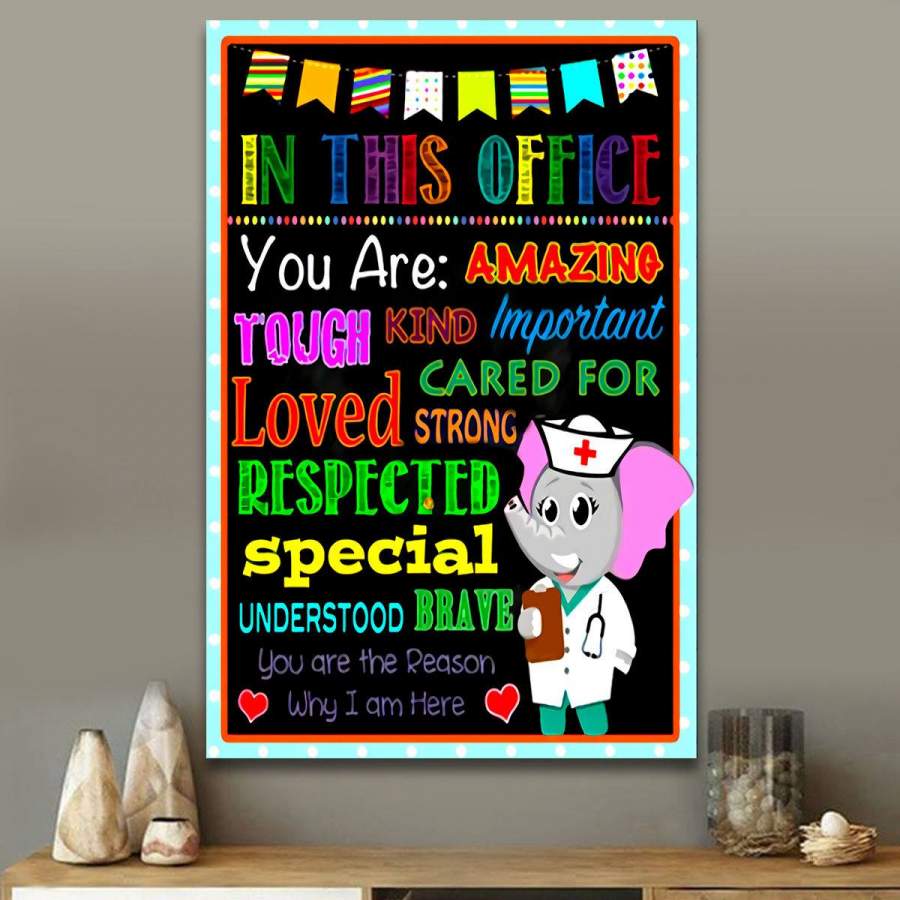 ANTN2412 – Nurse – To my nurse – Elephant – Poster