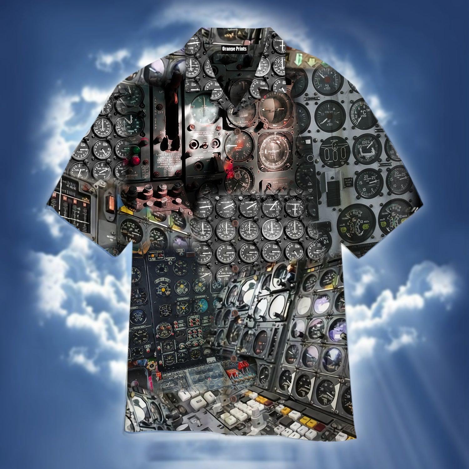 Amazing Cockpit Airplane Pilot Hawaii Shirt For Men Women Ha82853