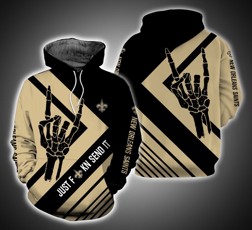 Just send it New Orleans Saints 3D Print Hoodie