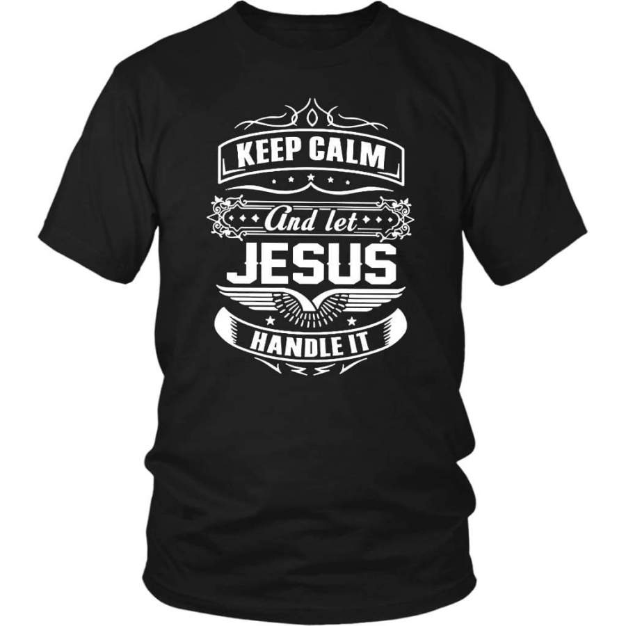 Keep calm and let Jesus handle it t-shirt | Jesus shirts