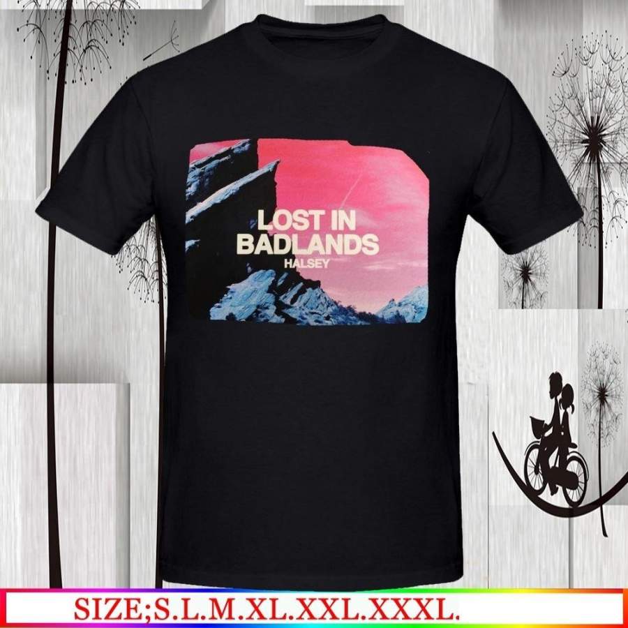 Men’s Halsey Album Lost In Badlands Poster T Shirt