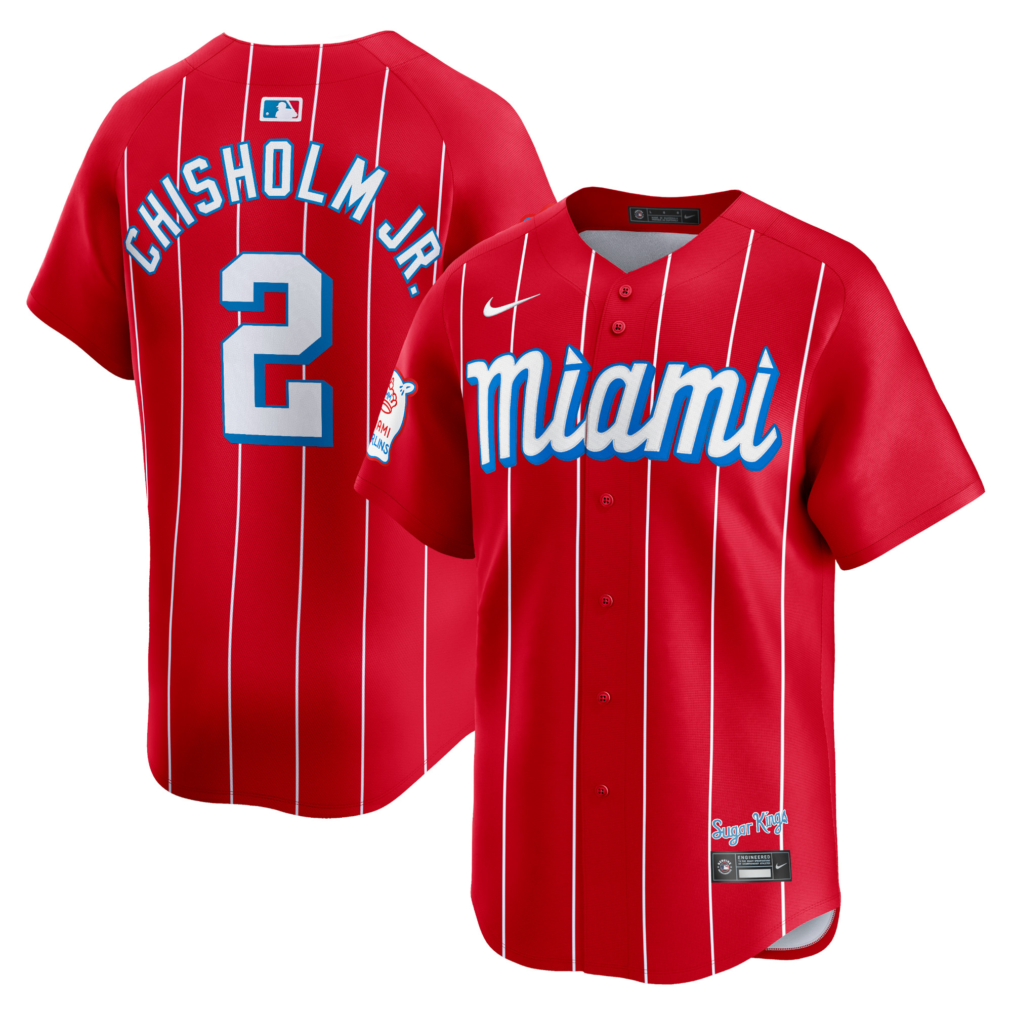 Jazz Chisholm Jr. Miami Marlins City Connect Limited Player Jersey – Red