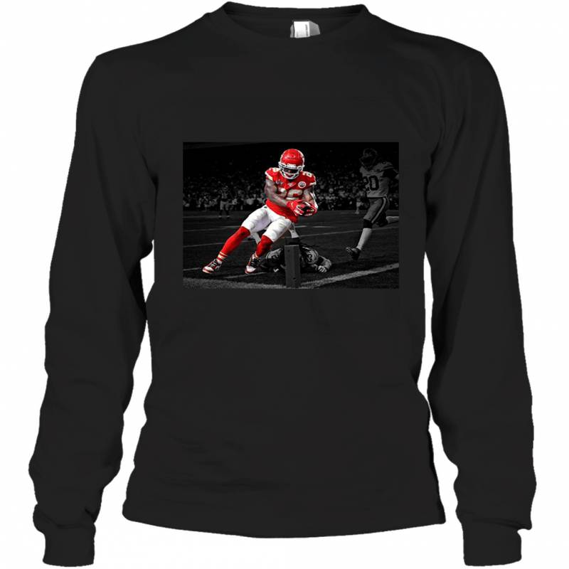 Super Bowl 54 Kansas City Chiefs Damien Williams scores The Game Winning Touch Down During The Super Bowl Long Sleeve T-Shirt