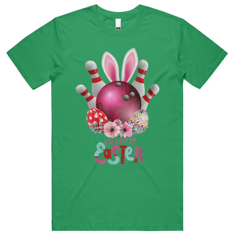 Bowling Happy Easter Day Bunny Eggs Gift T Shirts