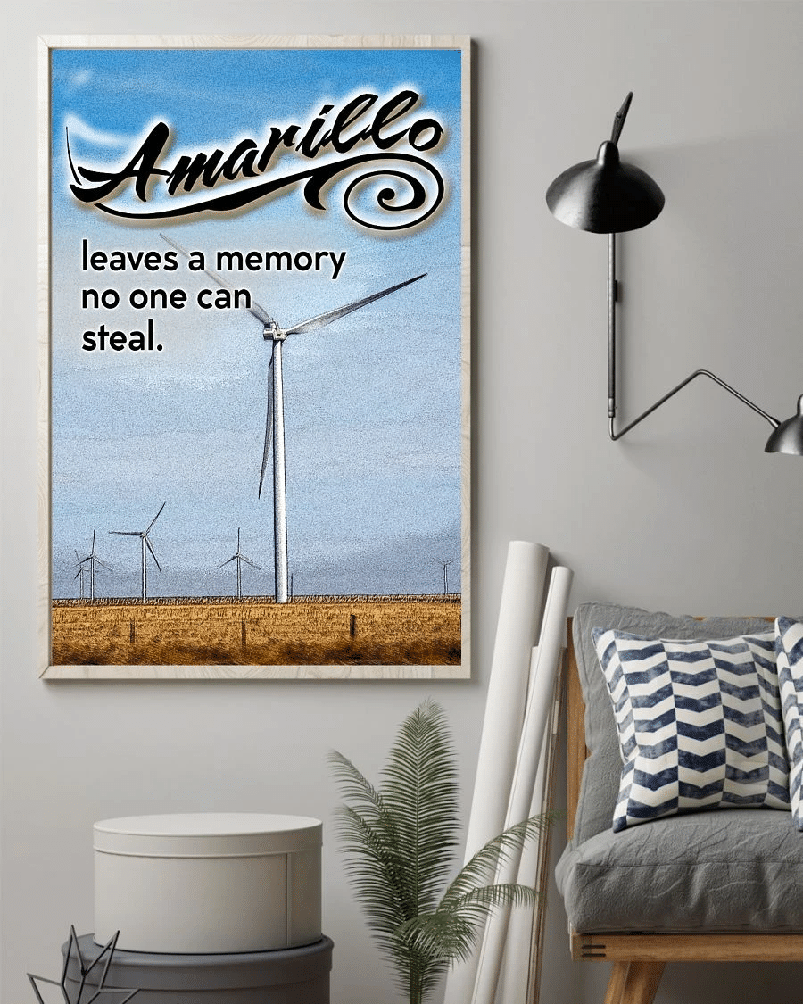 Amarillo Leaves A Memory No One Can Steal Poster Canvas – Vintage Home Decor Wall Art Evg81126