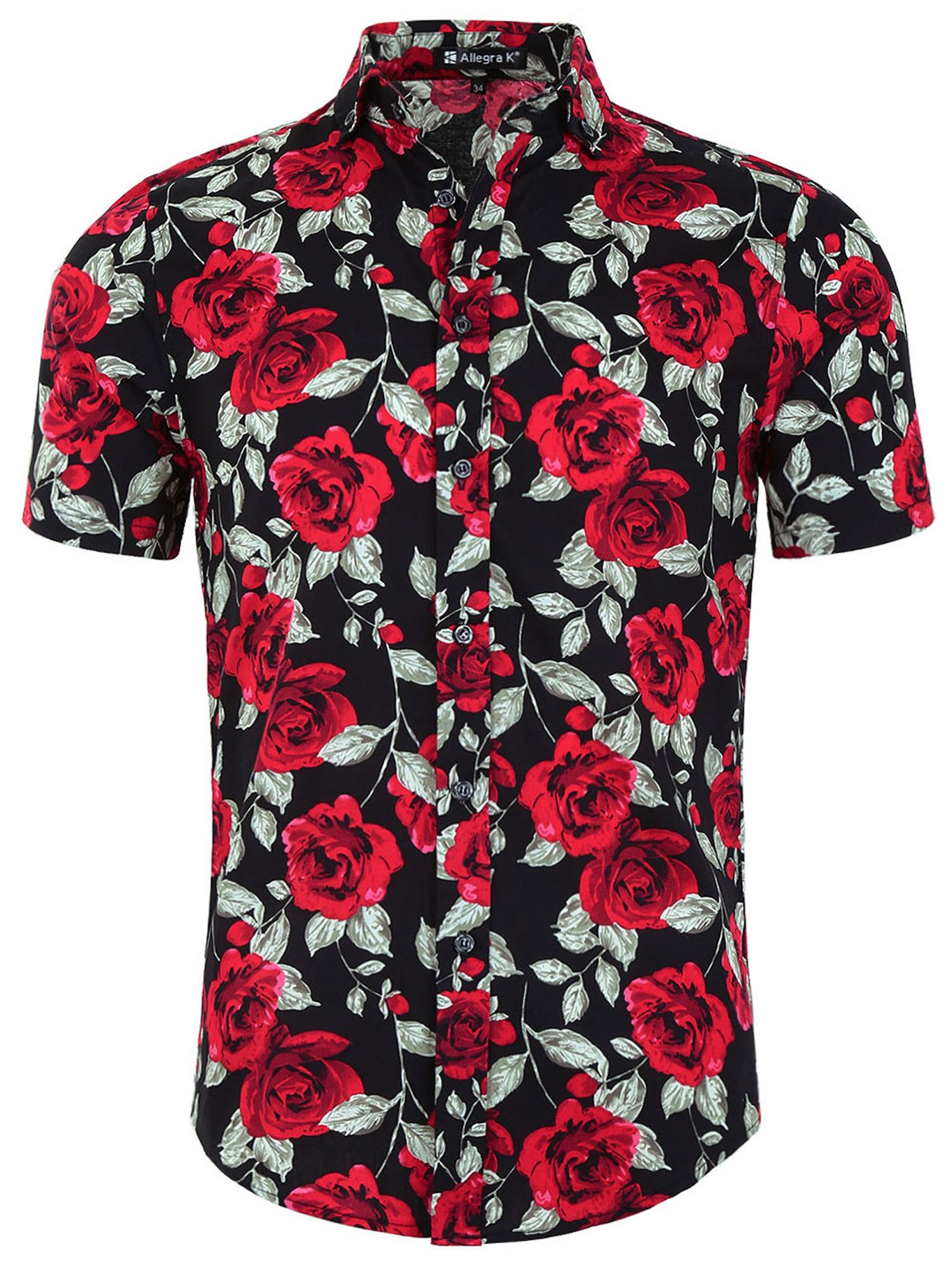 Floral Black Amazing Design Hawaii Shirt Ha60901