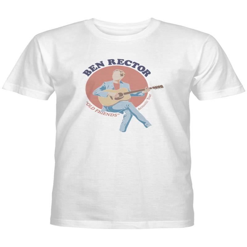 Ben Rector Merch Old Friends Acoustic Tour Guitar Tee