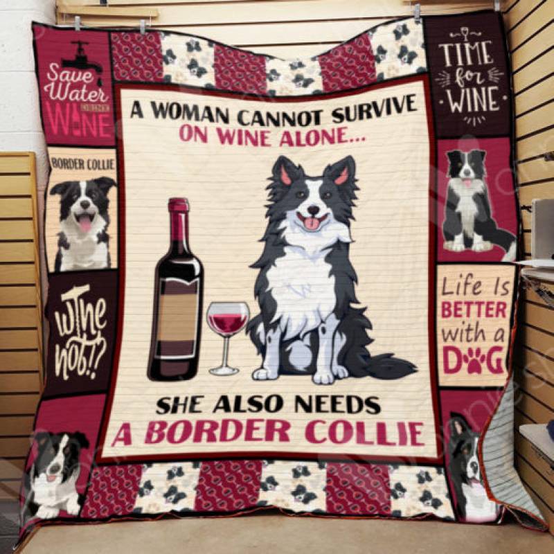 Border Collie Dog Blanket DCB0901 67O43