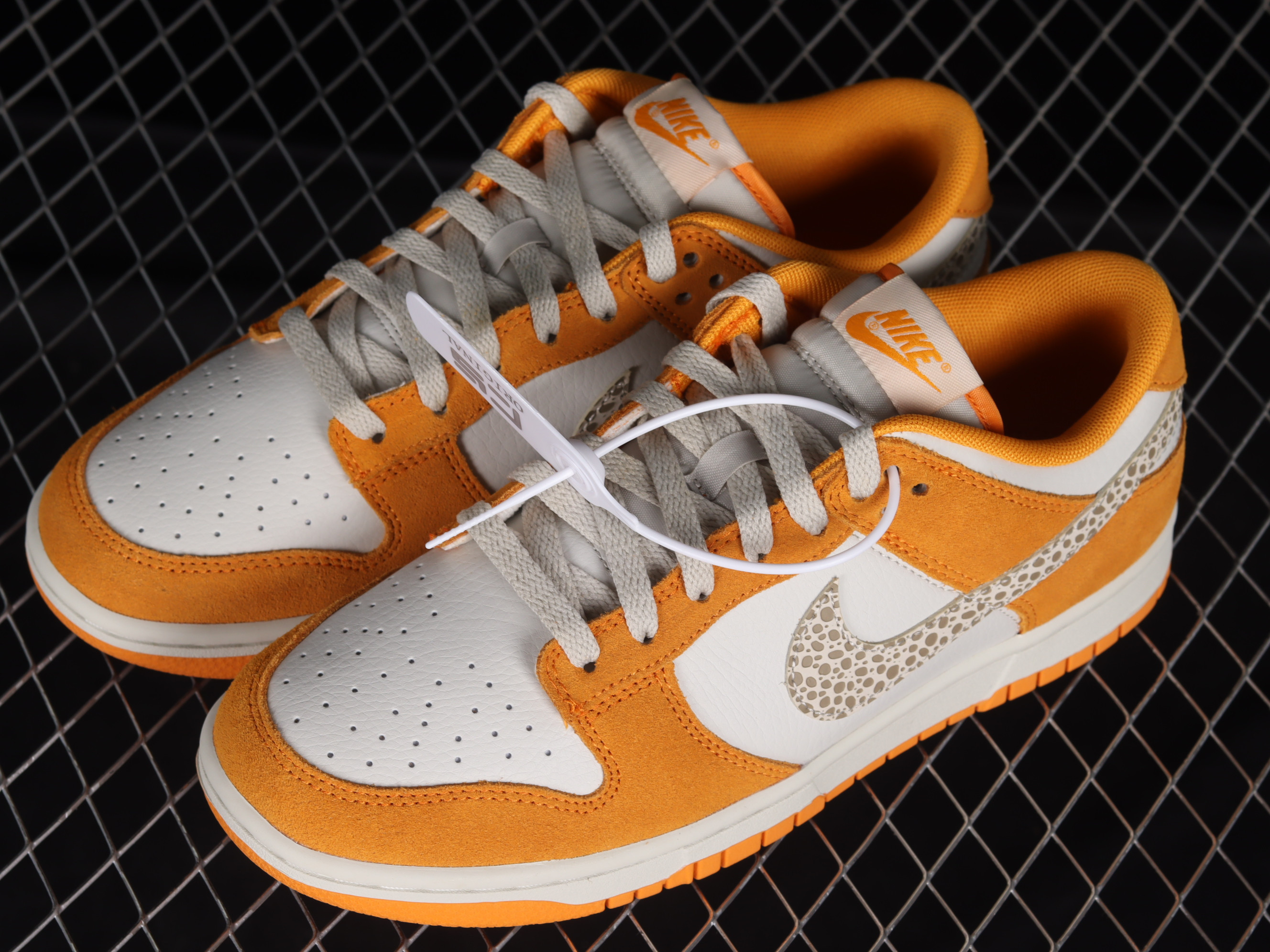 Nike Dunk Low AS Safari Swoosh Kumquat Shoes Sneakers, Men SNK623322985