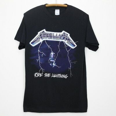 Vintage 1985 Metallica Ride The Lightning Tour Shirt 9772