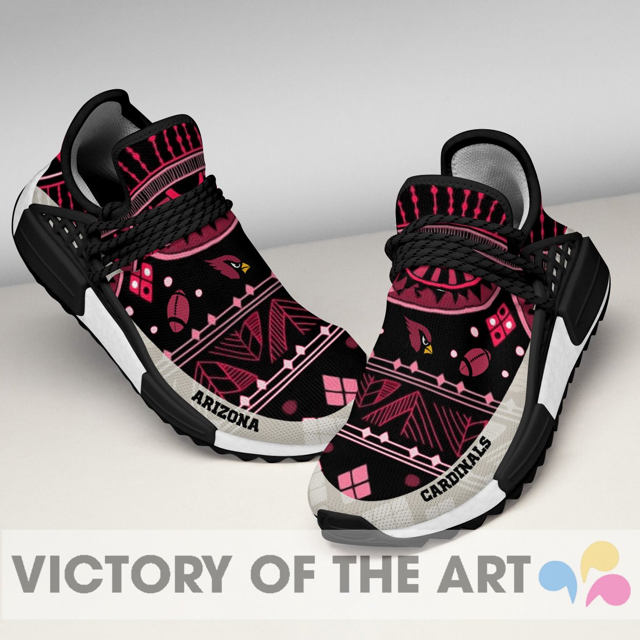 Wonderful Pattern Human Race Arizona Cardinals Shoes For Fans