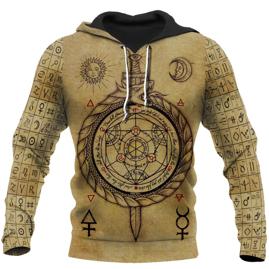 Alchemy 3D All Over Printed Shirts Hoodie JJ020101