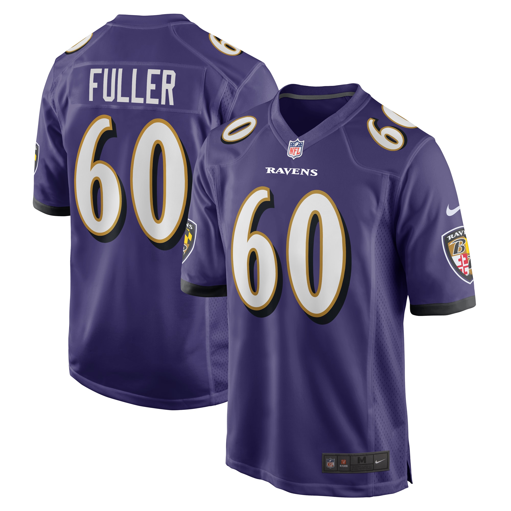 Kyle Fuller Baltimore Ravens Game Jersey – Purple